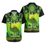 personalised-australia-aquarius-emu-zodiac-hawaiian-shirt-auz-astrology-aboriginal-green