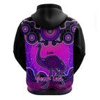 personalised-australia-aquarius-emu-zodiac-hoodie-auz-astrology-aboriginal-magenta