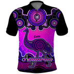 personalised-australia-aquarius-emu-zodiac-polo-shirt-auz-astrology-aboriginal-magenta