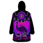 personalised-australia-aquarius-emu-zodiac-wearable-blanket-hoodie-auz-astrology-aboriginal-magenta
