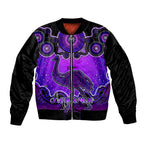 personalised-australia-aquarius-emu-zodiac-bomber-jacket-auz-astrology-aboriginal-purple