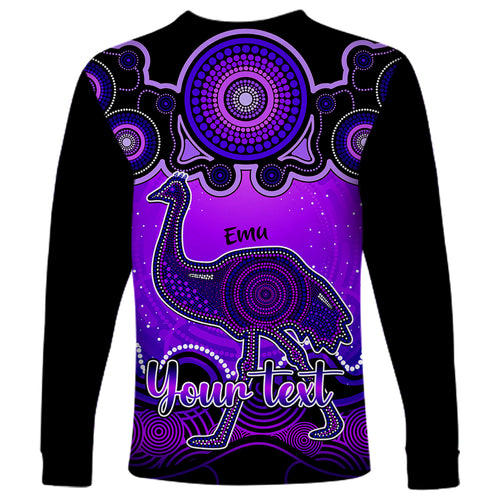 personalised-australia-aquarius-emu-zodiac-long-sleeve-shirt-auz-astrology-aboriginal-purple