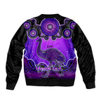 personalised-australia-aquarius-emu-zodiac-sleeve-zip-bomber-jacket-auz-astrology-aboriginal-purple