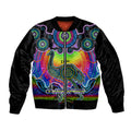 personalised-australia-aquarius-emu-zodiac-sleeve-zip-bomber-jacket-auz-astrology-aboriginal-rainbow