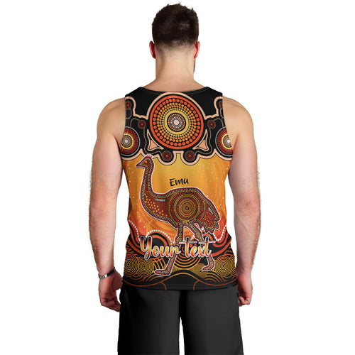 personalised-australia-aquarius-emu-zodiac-men-tank-top-auz-astrology-aboriginal-red