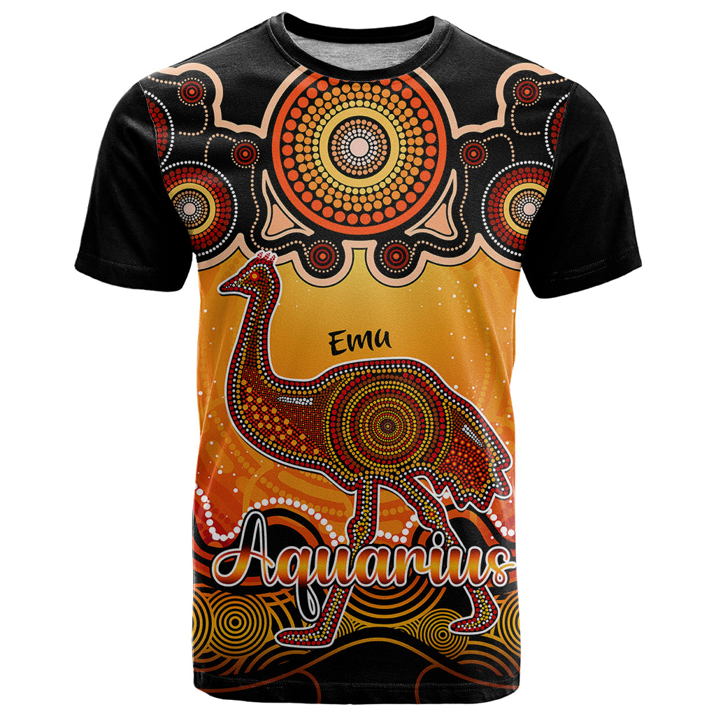 personalised-australia-aquarius-emu-zodiac-t-shirt-auz-astrology-aboriginal-red