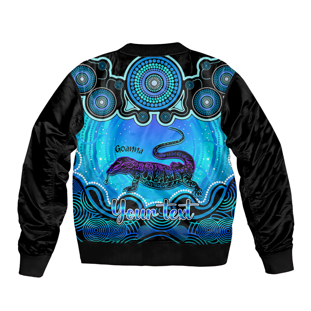 personalised-australia-capricorn-goanna-zodiac-bomber-jacket-auz-astrology-aboriginal-aqua