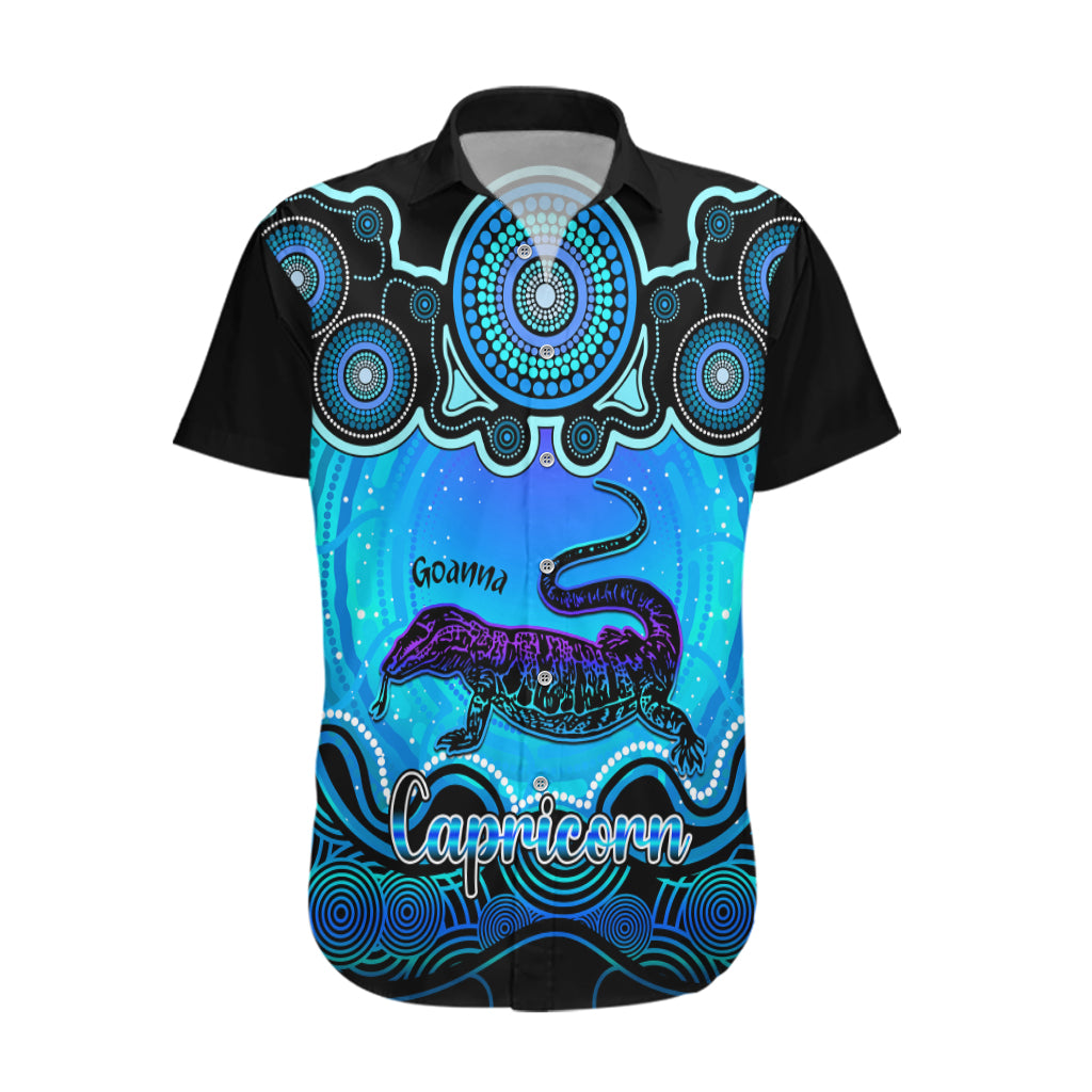 personalised-australia-capricorn-goanna-zodiac-hawaiian-shirt-auz-astrology-aboriginal-aqua