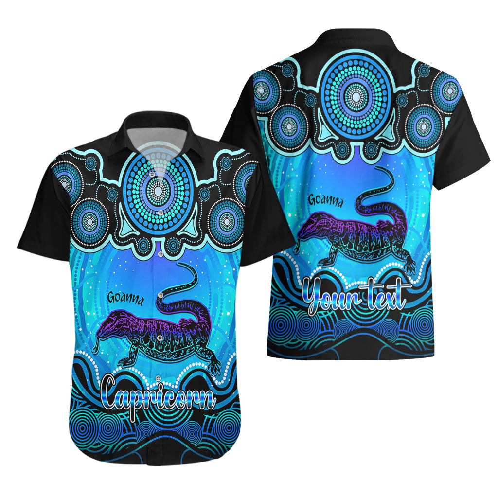 personalised-australia-capricorn-goanna-zodiac-hawaiian-shirt-auz-astrology-aboriginal-aqua
