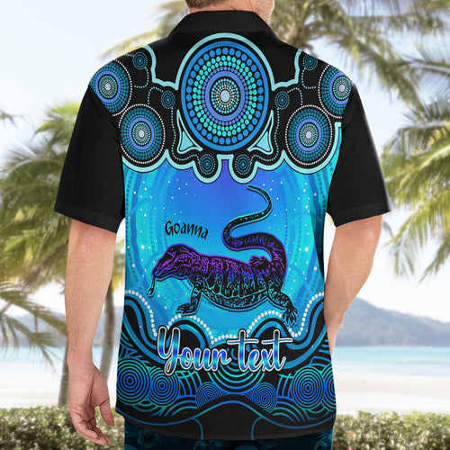 personalised-australia-capricorn-goanna-zodiac-hawaiian-shirt-auz-astrology-aboriginal-aqua