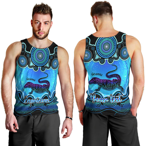 personalised-australia-capricorn-goanna-zodiac-men-tank-top-auz-astrology-aboriginal-aqua