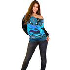 personalised-australia-capricorn-goanna-zodiac-off-shoulder-sweater-auz-astrology-aboriginal-aqua
