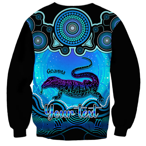 personalised-australia-capricorn-goanna-zodiac-sweatshirt-auz-astrology-aboriginal-aqua