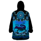 personalised-australia-capricorn-goanna-zodiac-wearable-blanket-hoodie-auz-astrology-aboriginal-aqua