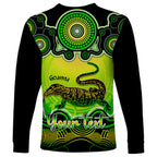 personalised-australia-capricorn-goanna-zodiac-long-sleeve-shirt-auz-astrology-aboriginal-green
