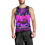 personalised-australia-capricorn-goanna-zodiac-men-tank-top-auz-astrology-aboriginal-magenta