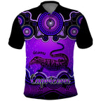 personalised-australia-capricorn-goanna-zodiac-polo-shirt-auz-astrology-aboriginal-purple
