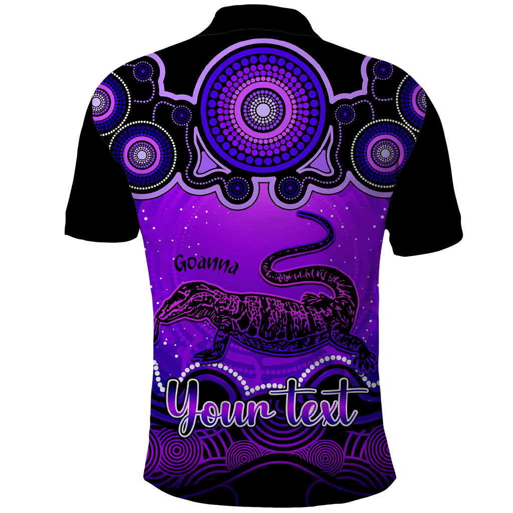 personalised-australia-capricorn-goanna-zodiac-polo-shirt-auz-astrology-aboriginal-purple