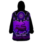 personalised-australia-capricorn-goanna-zodiac-wearable-blanket-hoodie-auz-astrology-aboriginal-purple
