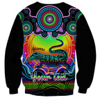 personalised-australia-capricorn-goanna-zodiac-sweatshirt-auz-astrology-aboriginal-rainbow