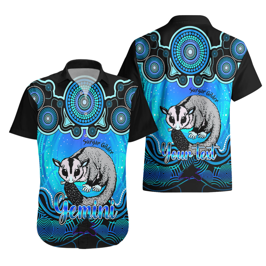 personalised-australia-gemini-sugar-gilder-zodiac-hawaiian-shirt-auz-astrology-aboriginal-aqua