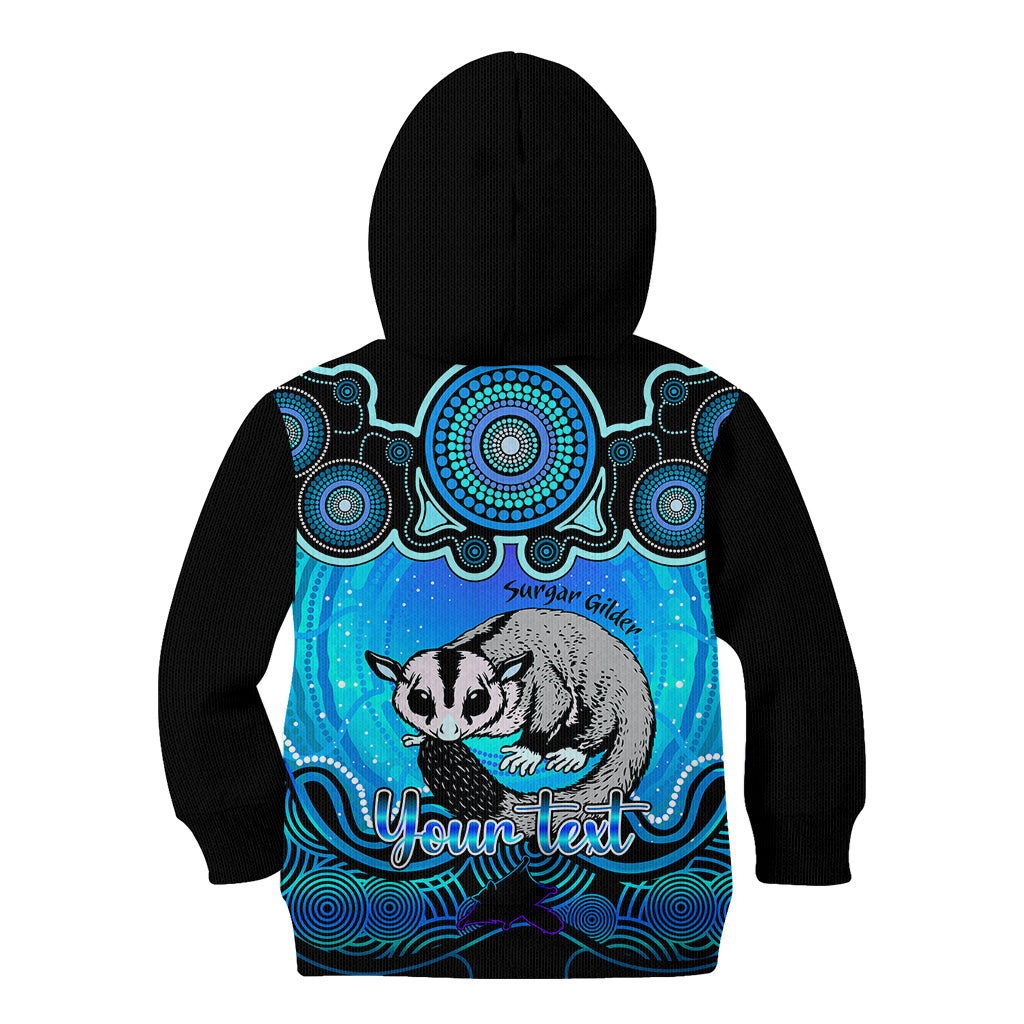 personalised-australia-gemini-sugar-gilder-zodiac-kid-hoodie-auz-astrology-aboriginal-aqua