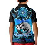 personalised-australia-gemini-sugar-gilder-zodiac-kid-polo-shirt-auz-astrology-aboriginal-aqua