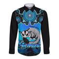 personalised-australia-gemini-sugar-gilder-zodiac-long-sleeve-button-shirt-auz-astrology-aboriginal-aqua