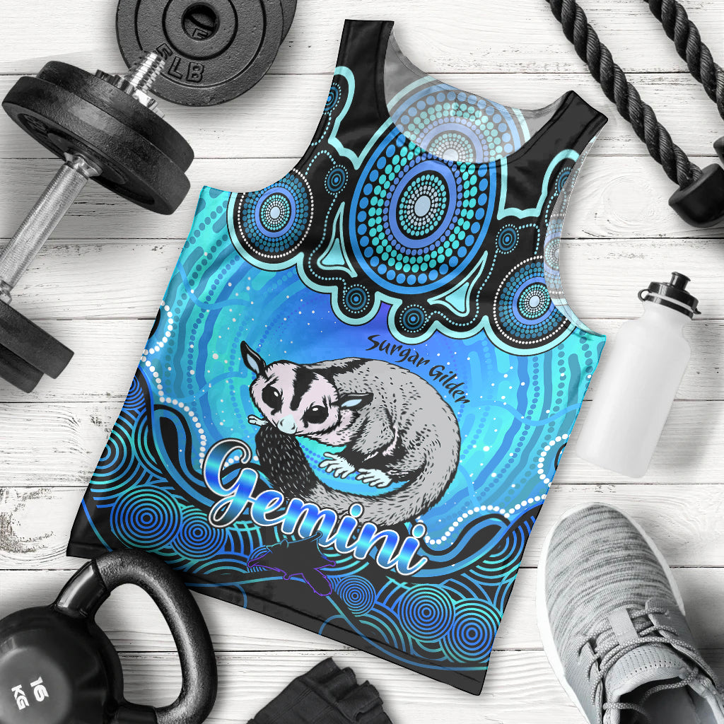 personalised-australia-gemini-sugar-gilder-zodiac-men-tank-top-auz-astrology-aboriginal-aqua