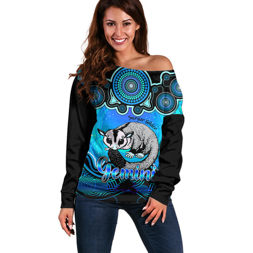 personalised-australia-gemini-sugar-gilder-zodiac-off-shoulder-sweater-auz-astrology-aboriginal-aqua