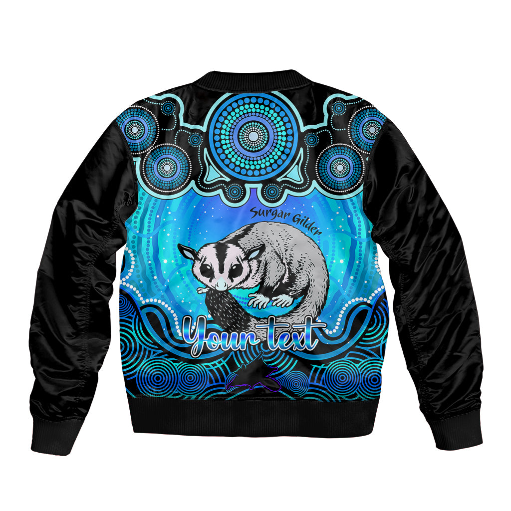 personalised-australia-gemini-sugar-gilder-zodiac-sleeve-zip-bomber-jacket-auz-astrology-aboriginal-aqua