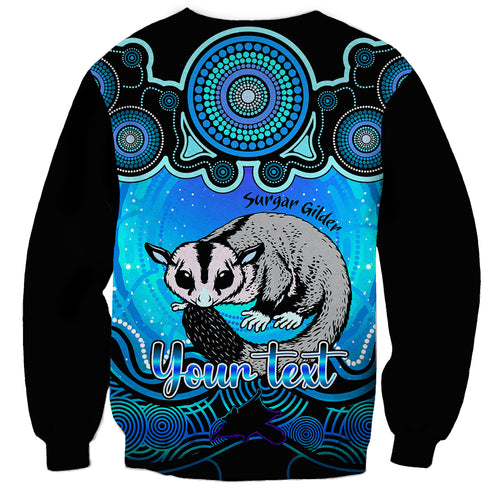 personalised-australia-gemini-sugar-gilder-zodiac-sweatshirt-auz-astrology-aboriginal-aqua