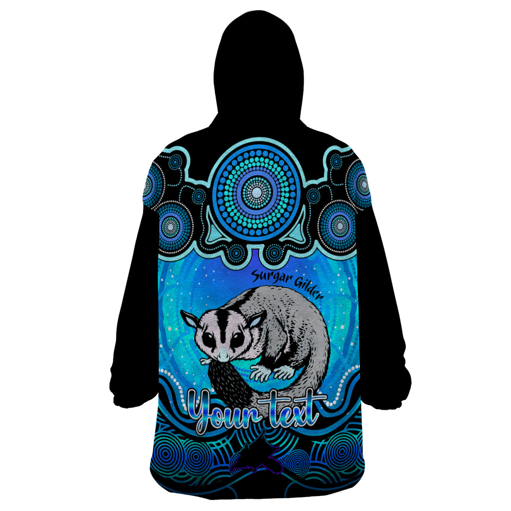 personalised-australia-gemini-sugar-gilder-zodiac-wearable-blanket-hoodie-auz-astrology-aboriginal-aqua