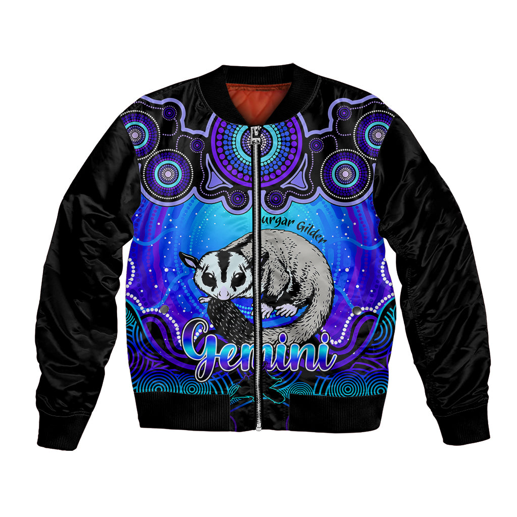 personalised-australia-gemini-sugar-gilder-zodiac-bomber-jacket-auz-astrology-aboriginal-blue