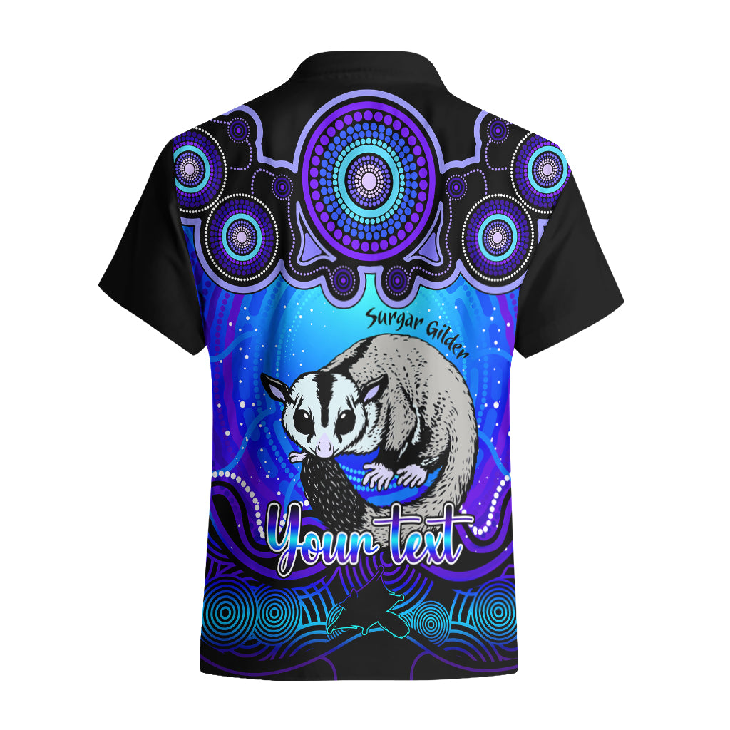 personalised-australia-gemini-sugar-gilder-zodiac-hawaiian-shirt-auz-astrology-aboriginal-blue