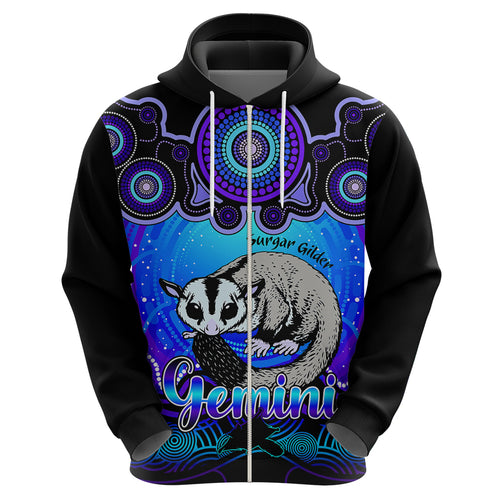 personalised-australia-gemini-sugar-gilder-zodiac-hoodie-auz-astrology-aboriginal-blue