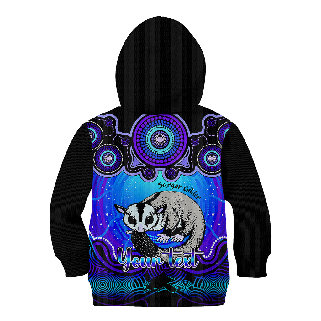 personalised-australia-gemini-sugar-gilder-zodiac-kid-hoodie-auz-astrology-aboriginal-blue