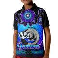 personalised-australia-gemini-sugar-gilder-zodiac-kid-polo-shirt-auz-astrology-aboriginal-blue