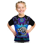 personalised-australia-gemini-sugar-gilder-zodiac-kid-t-shirt-auz-astrology-aboriginal-blue