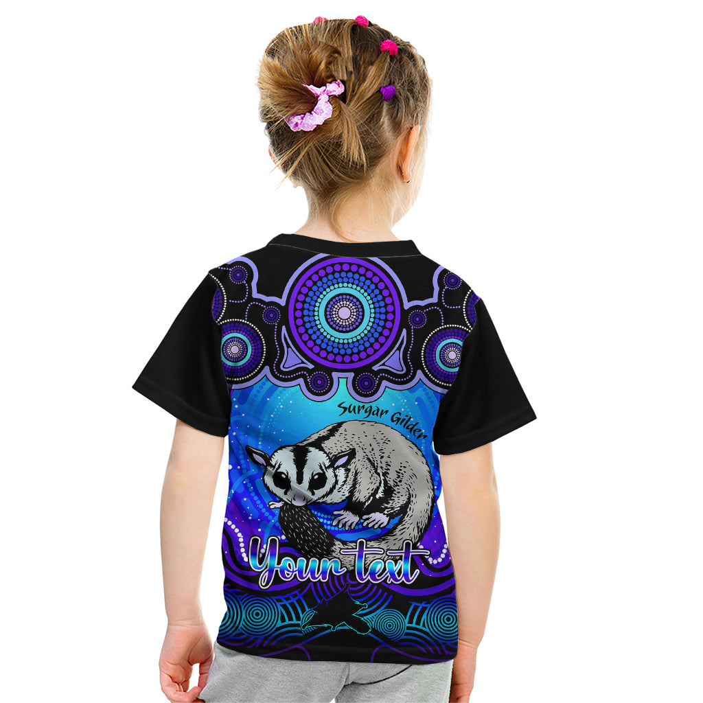 personalised-australia-gemini-sugar-gilder-zodiac-kid-t-shirt-auz-astrology-aboriginal-blue