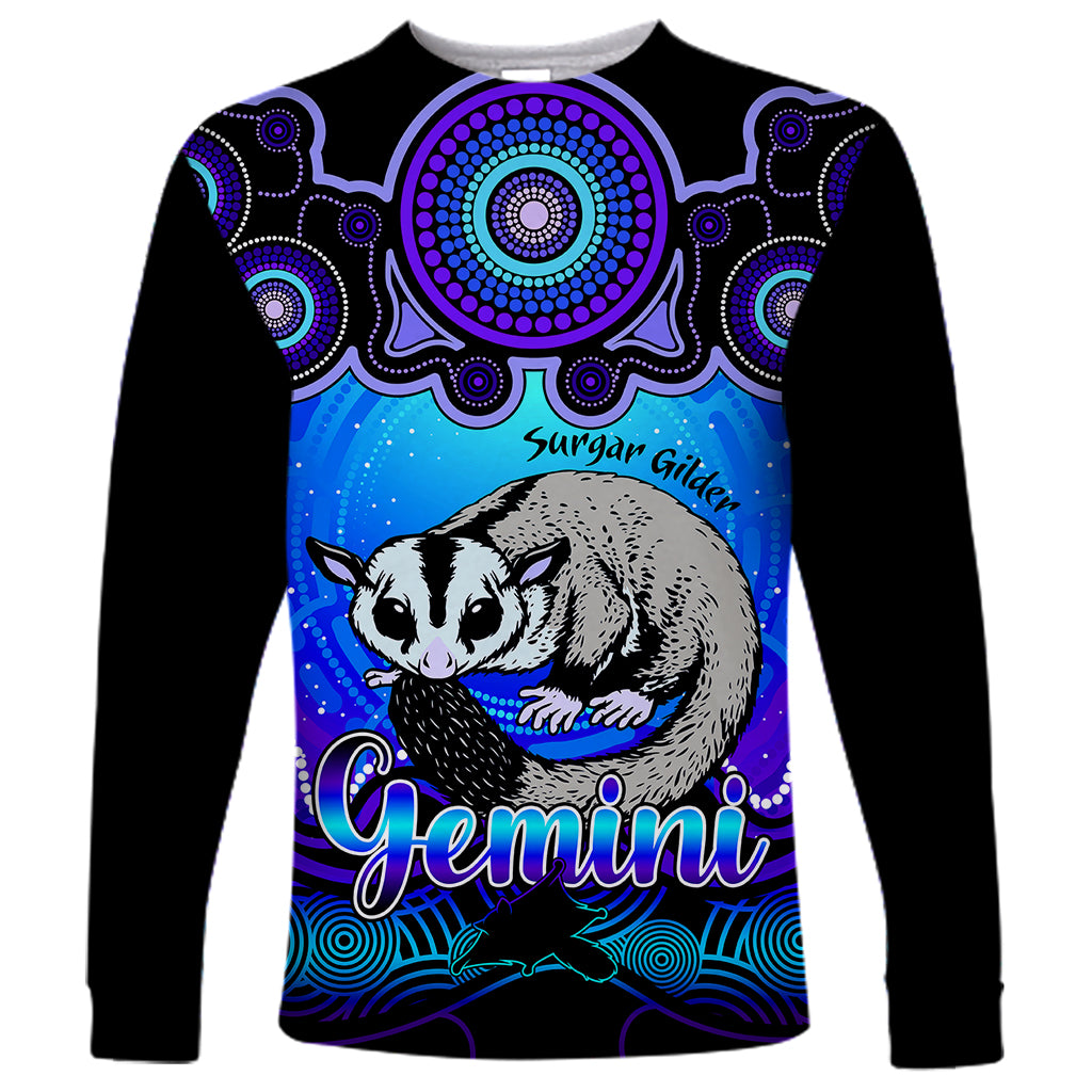 personalised-australia-gemini-sugar-gilder-zodiac-long-sleeve-shirt-auz-astrology-aboriginal-blue