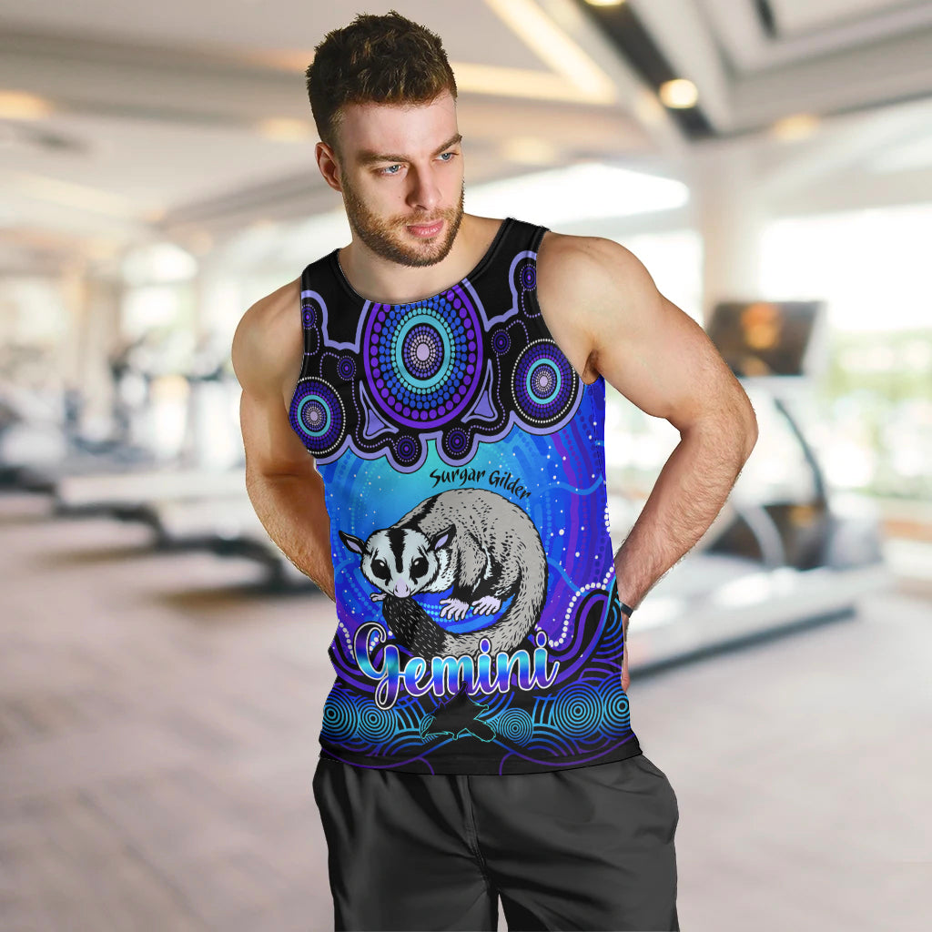 personalised-australia-gemini-sugar-gilder-zodiac-men-tank-top-auz-astrology-aboriginal-blue