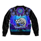 personalised-australia-gemini-sugar-gilder-zodiac-sleeve-zip-bomber-jacket-auz-astrology-aboriginal-blue