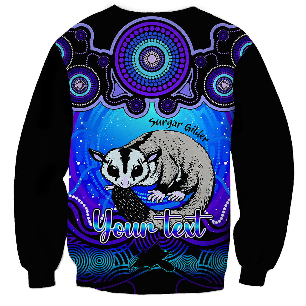 personalised-australia-gemini-sugar-gilder-zodiac-sweatshirt-auz-astrology-aboriginal-blue