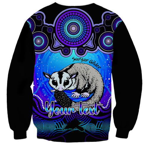 personalised-australia-gemini-sugar-gilder-zodiac-sweatshirt-auz-astrology-aboriginal-blue