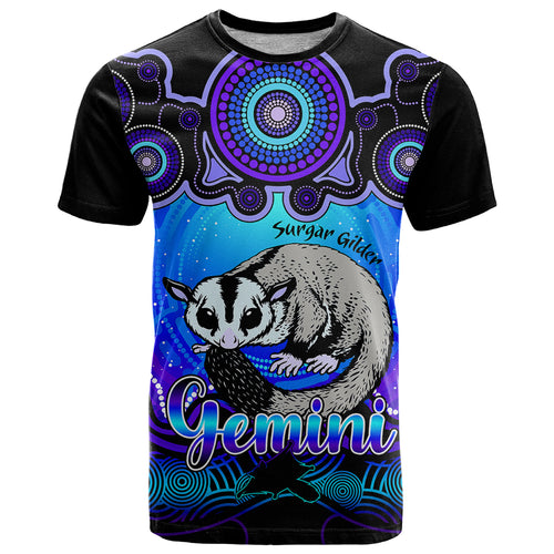 personalised-australia-gemini-sugar-gilder-zodiac-t-shirt-auz-astrology-aboriginal-blue