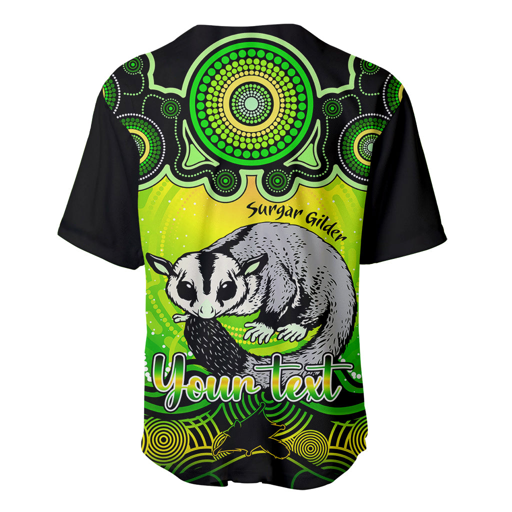 personalised-australia-gemini-sugar-gilder-zodiac-baseball-jersey-auz-astrology-aboriginal-green