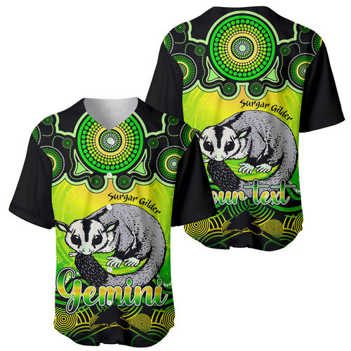 personalised-australia-gemini-sugar-gilder-zodiac-baseball-jersey-auz-astrology-aboriginal-green
