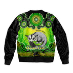 personalised-australia-gemini-sugar-gilder-zodiac-bomber-jacket-auz-astrology-aboriginal-green