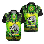 personalised-australia-gemini-sugar-gilder-zodiac-hawaiian-shirt-auz-astrology-aboriginal-green